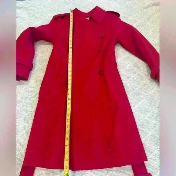 Marc Jacob’s Women’s Red Trench Coat. Size 2. - Picture 6 of 10